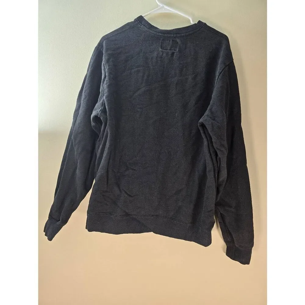 Billionaire Boys Club Y2K Sweatshirt Logo Black Crew Neck Men's Size XL